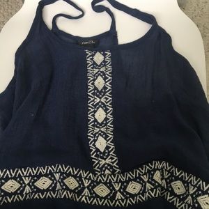 Racer back tank top
